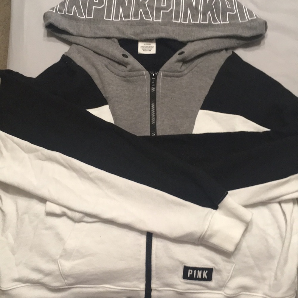 Pink zip hoodie